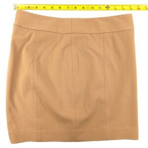 Express Womens Pencil Skirt Size 2 Camel Tan Business Casual Mini Skirt